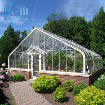 Anti Aging ogrodniczy aluminiowy namiot szklarniowy z taflą szklaną