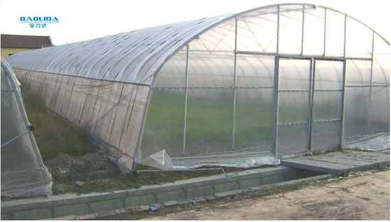 Plastikowe tunele jednoprzęsłowe Szklarnie Szklarnia z folii polietylenowej do uprawy warzyw