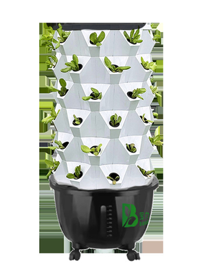 Growart Tower System hydroponicznego uprawy Automatyczny widoczny przewód wodny Oszczędność miejsca ABS