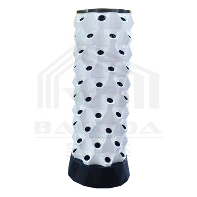 30L 6-poziomowa wieża do uprawy aeroponicznej z 48 otworami, pionowy system hydroponiczny do truskawek