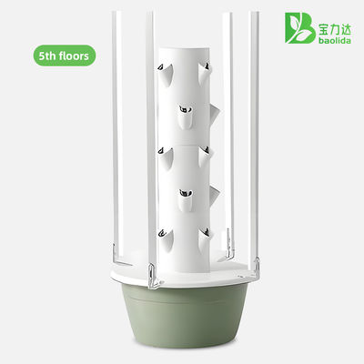 Pionowe rolnictwo LED Grow Lights Hydroponic Tower 30L 5 warstwy Hydroponic Growing Cultivation