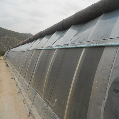 Zimowy tunel z folii z tworzywa sztucznego Pasywna ochrona cieplna w szklarni słonecznej o pojedynczej rozpiętości